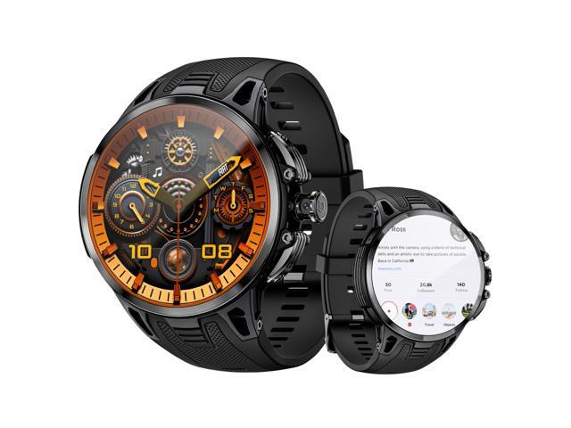 4G Android Smart Watch, 1.75'' AMOLED Screen 3GB+32GB Sports Fitness Activity Tracker Smartwatch for Men Women, with SIM Card Slot, Rotating.