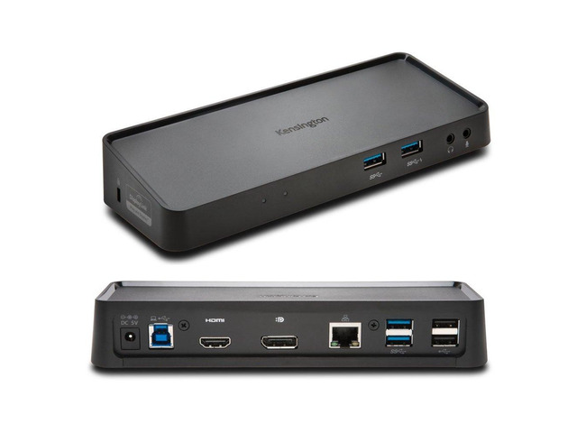 USB 3.0 Dual Display Docking Station, Dual 2K at 60Hz, 85W PD, Compatible with MacBook M1/M2/M3/M4, Windows, and Surface Laptops (K33997WW) Black