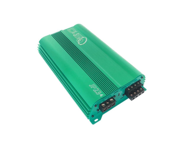 JP234 Teal 2000W 4-Channel Class D Car Audio Amplifier, 234W x 4 @ 14.4V - 4 ohms, 334W x 4 @ 14.4V - 2 ohms, Multi-Speaker System