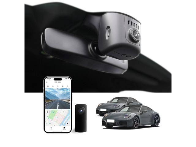 Front 4K & Rear 1080P Dash Cam for Porsche Cayenne(E3) 2019-2024, 911(992) 2020-2024, Panamera(971) 2017-2024, Taycan 2020-2024(Model.