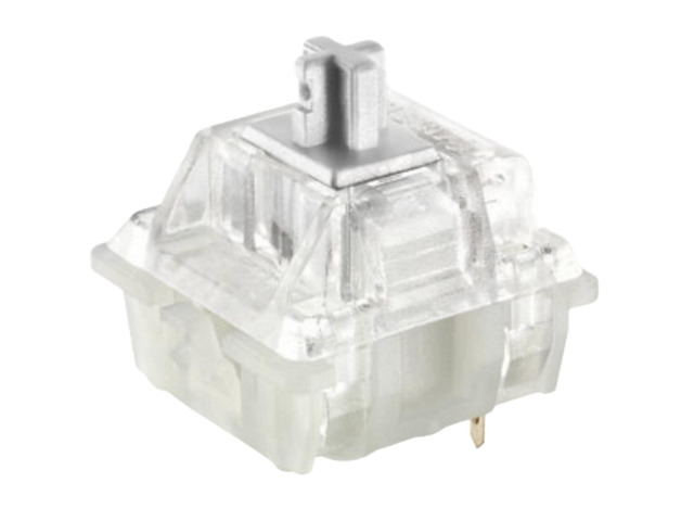 Cherry MX Key Switches for Mechanical Gaming Keyboards Plate Mounted MX1A51NA (Cherry RGB Speed Silver, 120 Pcs)