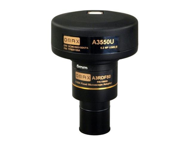 5.0 MP Digital USB Microscope Camera with Advanced Software and Calibration Slide (Windows, Mac OS X, Linux Compatible) - A3550U