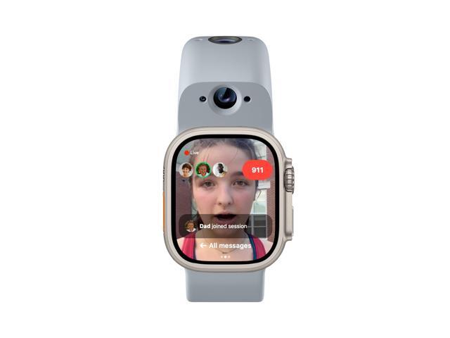 Smart Dual-Camera Band for Apple Watch (Apple MFi Certified), 8MP Sensor, Full HD Video/720P Sport Mode, (New) Pro. Image Stabilization, WiFi, IP68...