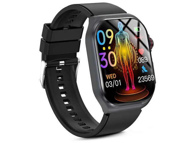 Health Smart Watch for Men Women, 1.87'' Large Display Fitness Watches Heart Rate,Blood Pressure,Sleep and Stress Trends,110+ Sports Modes, 7 Day...