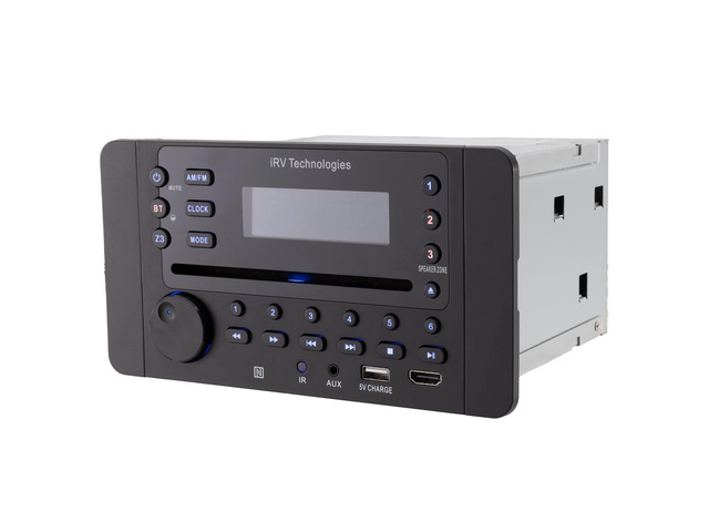 Car Stereo with Bluetooth,IRV Technology iRV63 Independent Zone 3 Wireless RV Radio,Supports HDMI ARC,APP,Digital Surround...