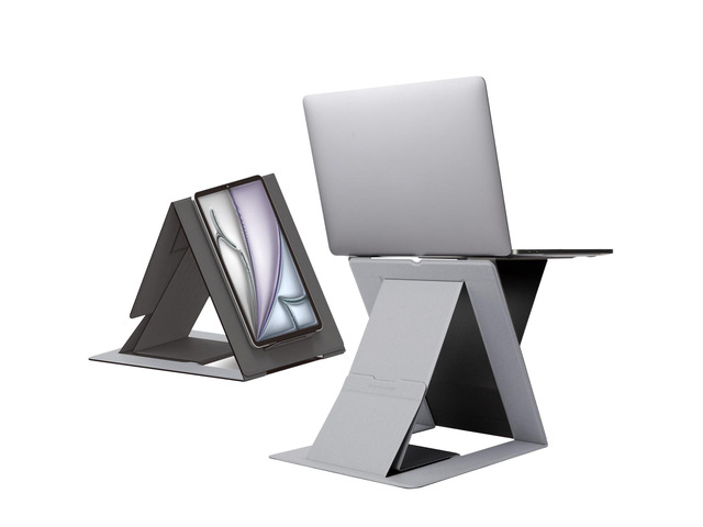 Folding Laptop Stand Lap Desk, Portable & Mini Computer Stand Laptop Desk for Travel and Home Office, Ergonomic Design with Adjustable Viewing...