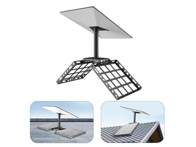 Gen 3 Roof Ridge Mount for Starlink, No-Drill Ridgeline Mounting Kit with 360° Rotatable Aluminum Pipe Adapter, Compatible with Starlink Standard...