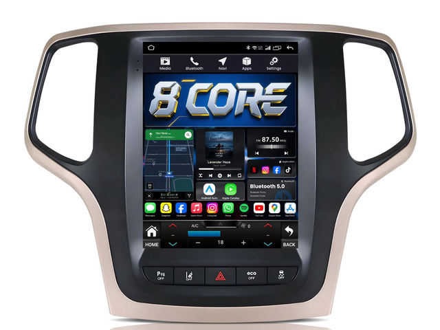 [8Core+32G] Android 13 Car Radio for Jeep Grand Cherokee 2014-2017 - 5GWiFi Stereo with Carplay Android Auto, 9.7' HD Touch Screen Bluetooth5.0 FM...