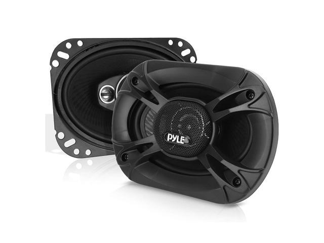 4 Way 6x9 Inch 500 Watt Quadriaxial Loud Pro Audio Universal Quick Replacement Component Sound Speaker with Non-Fatiguing Butyl Rubber (Set of 2)