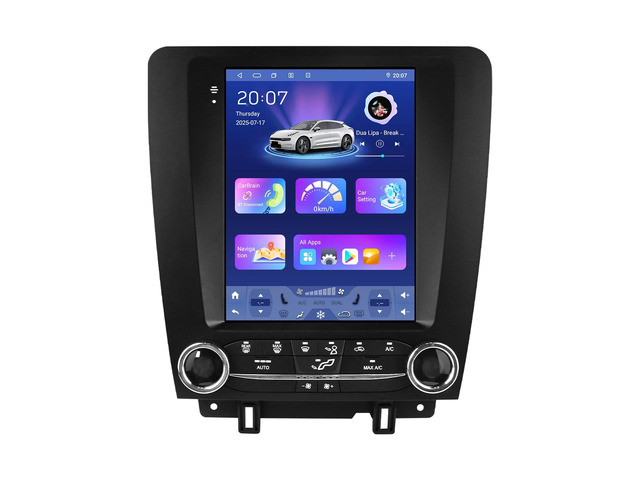 Android 14 Stereo Car Radio for Ford Mustang (2010-2014), 8Core 4G+64G GPS Navigation with 9.7 inch QLED Touchscreen via Carplay Android Auto SWC...