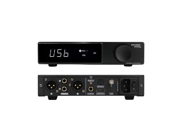 SMSL DO100 PRO HiFi Balanced DAC with 2X ES9039Q2M & XMOS XU316, 768kHz/DSD512 USB Audio MQA Decoder Preamp, Bluetooth 5.1/Opt/Coax/HDMI ARC Input,.