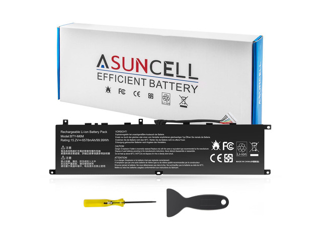 BTY-M6M 99.99Wh Laptop Battery Replacement for MSI GS66 Stealth 10SE 10SF 11UE 11UH GE66 Raider 10UG 11UG GE76 for Raider 11UE 11UG GE76 for Dragon...