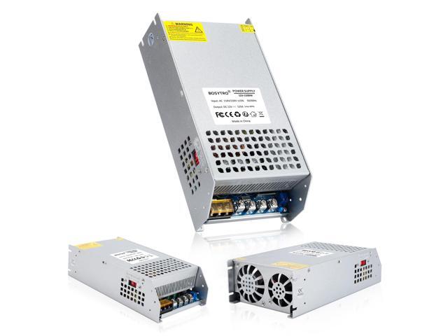 12V 125A 1500W DC Switching Power Supply Adapter PSU AC 110V / 220V-DC 12V Transformer Adapter, for 3D Printer,CCTV Camera Security System,...