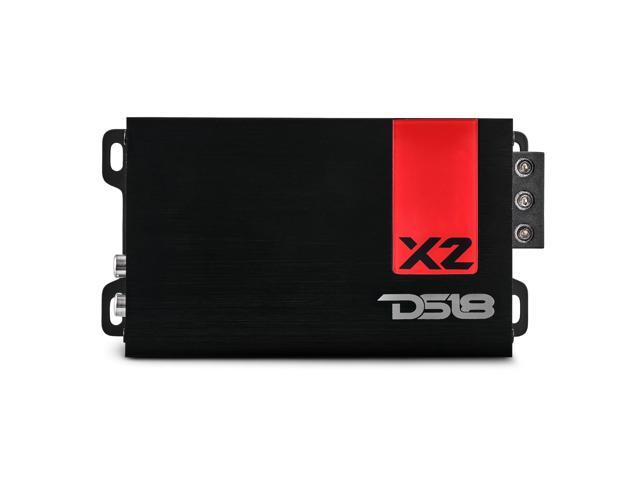 X2 Amplifier 2-Channel Class D Full Range 2 x 140 Watts RMS @ 4-ohm, Ultra Compact Amplifier, Great Compact Amp for Motorcycle, Powersports, Ultra...