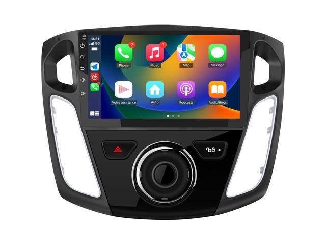 Car Radio for Ford Focus 2012-2017, 9 inch Touch Screen Android 15 Stereo with Bluetooth GPS Wireless CarPlay Andriod Auto [2GB+32GB]