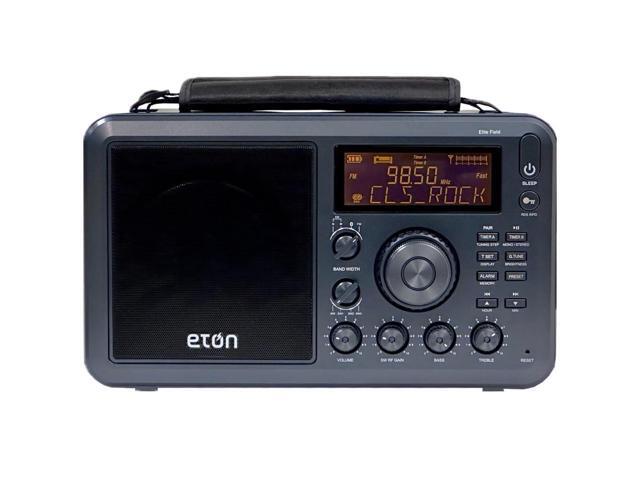 Elite Field Radio with AM/FM, Shortwave, RDS, Bluetooth, Digital Tuning, Treble/Bass Control, 50 Memory Stations, External Antenna, Rich LCD...