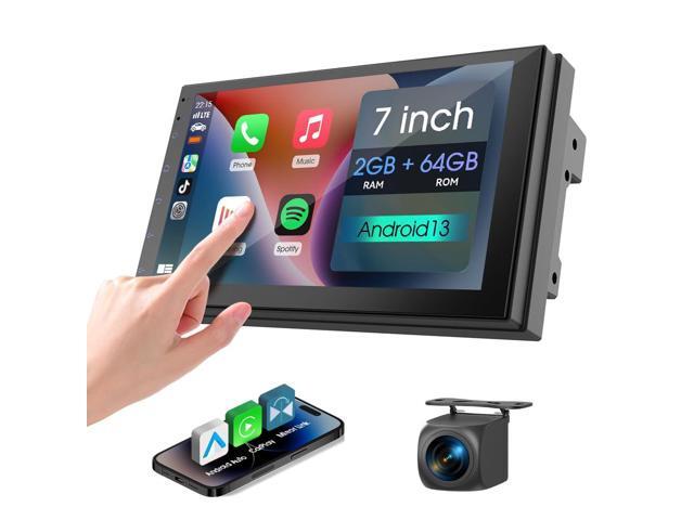 7' Car Stereo Double Din Wireless Apple Carplay Radio Screen for Car Audio Receivers, Bluetooth 5.0 Car Play Android Auto Touchscreen, Channel RCA,...