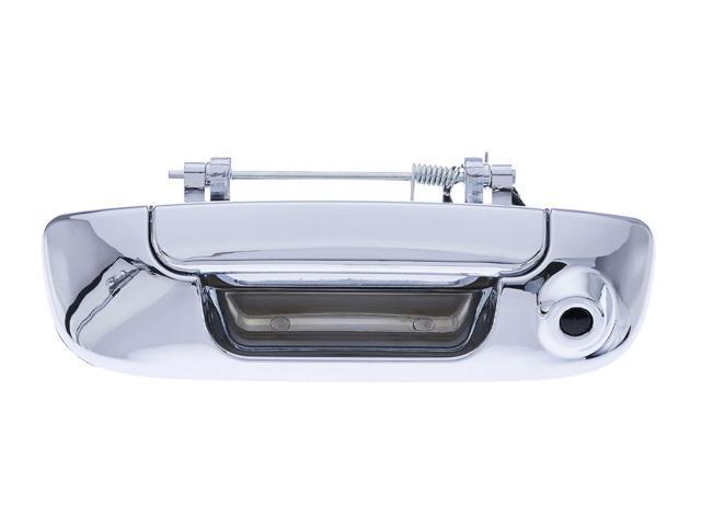 Chrome Tailgate Handle with Backup Camera Replacement for Dodge Ram 1500, 2500, 3500 (2002-2009) IP68 Waterproof Parking Grid Lines Available ...