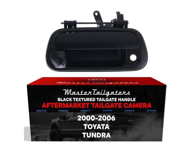Black Textured Tailgate Handle with Backup Camera Replacement for Toyota Tundra (2000-2006) IP68 Waterproof Parking Grid Lines Available Easy...