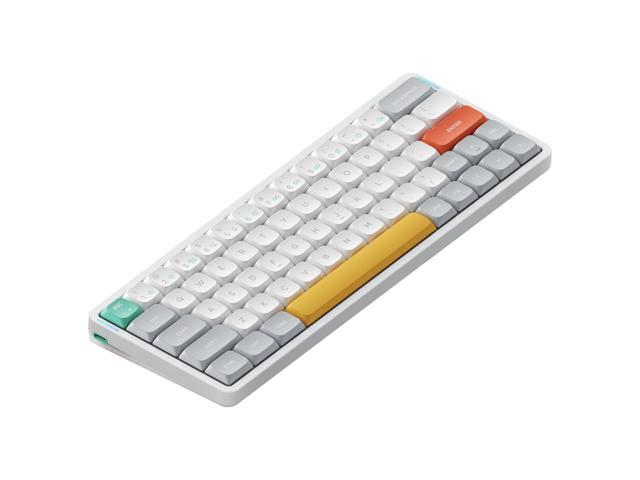 Air60 V2 Portable Wireless Keyboard 60% Low Profile Mechanical Keyboard Support QMK/VIA Compatible with Windows/mac OS/Linux Supports Bluetooth...