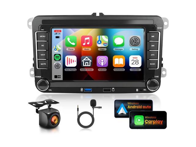 DSP 2G 64G Radio for VW Passat Jetta Golf Touran Seat Golf Beetle Car Stereo with Wireless Carplay Android Auto,7 inch IPS Touch Screen MirrorLink...