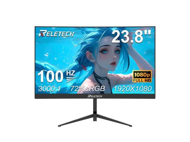 23.8 Inch 100Hz Curved Monitor, FHD (1920 x 1080) VA Panel 3000R, 3000:1 Contrast Ratio, Support Freesync, HDMI Ports Suitable for Gaming and...
