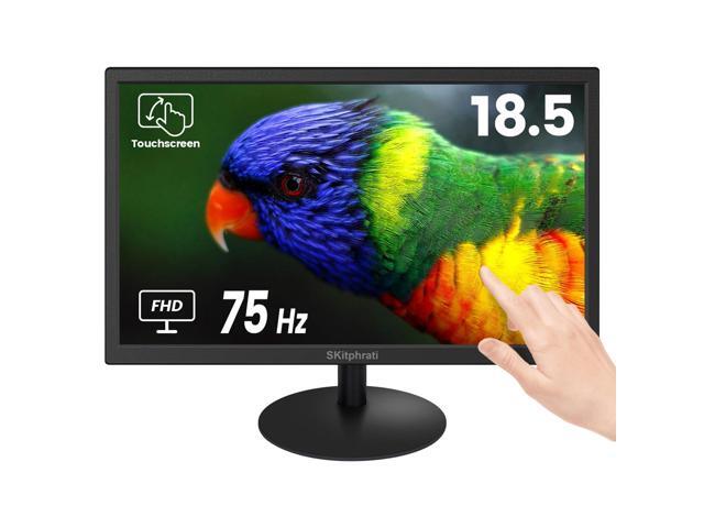 18.5 Inch Touchscreen Monitor HD 1366x768, VESA Wall Mountable, 10-Points Computer Touch Screen PC Display with Type-B HDMI VGA Port, 75Hz Desktop...