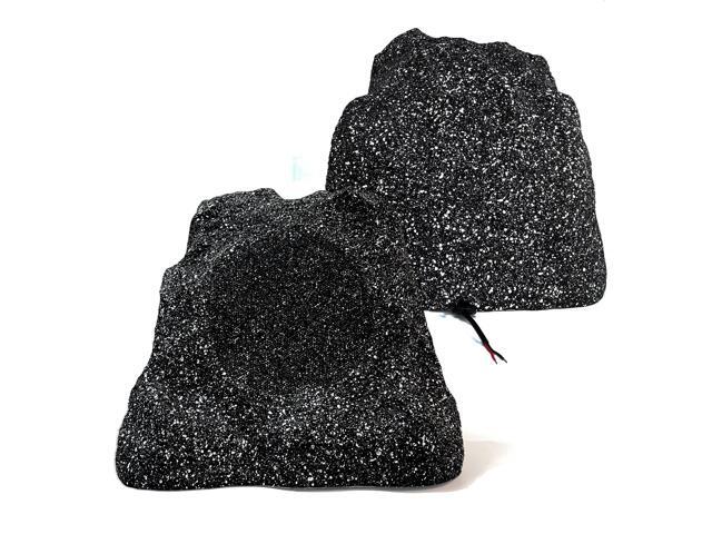 Outdoor Rock Speakers Waterproof, 400 Watt 6.5 Inch Superior Timbre IPX7 Weatherproof,Design for Garden,Patio,Pool,Deck,BBQ (Pair)