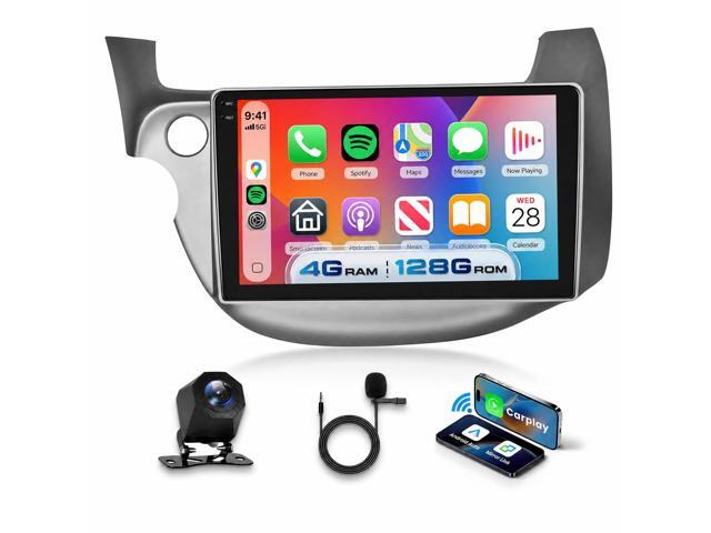 4G+128G Android 15 Car Stereo for Honda Fit 2008-2013, Wireless CarPlay Android Auto, 10.1 Incell HD Touch Screen Car Stereo with GPS, WiFi,.