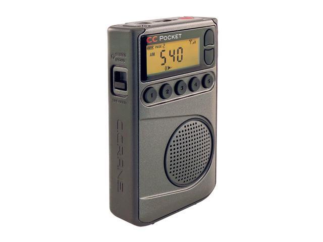 C. Crane CC Pocket AM FM and NOAA Weather Radio with Clock and Sleep Timer