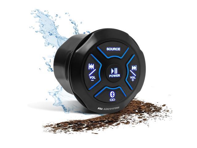 MGR250B Bluetooth Marine Radio Gauge Receiver, Built-In Amplifier, IPX6-Rated, USB Port + USB Charging