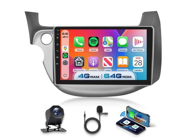 4G+64G Android 15 Car Stereo for Honda Fit 2008-2013 with Wireless Carplay Android Auto, 10.1 Inch 1280 * 720 Touch Screen GPS/WiFi/Bluetooth...