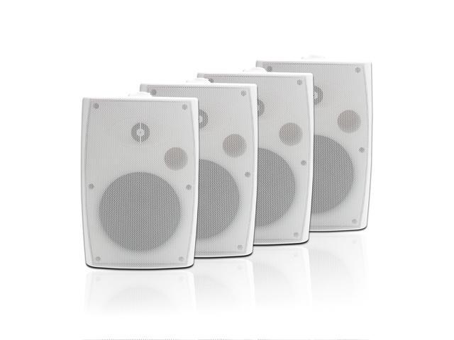 6.5 Inch Outdoor Speakers Wall-Mounted 800W - Waterproof and High-Performance Audio Solution for Indoor/Outdoor,Home,Patio,Garden,Backyard(4...