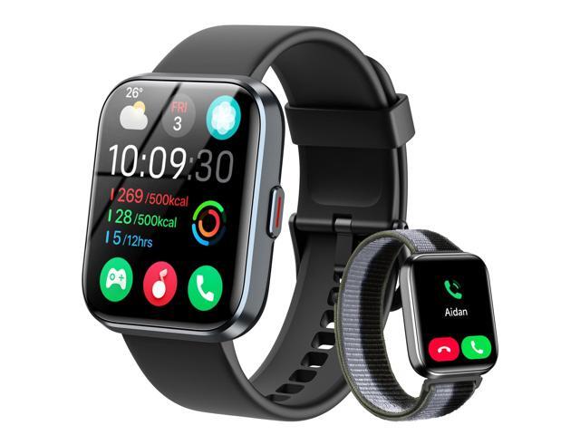 Smart Watches for Women Men, 1.83' HD Alexa Smart Watch for Android & iPhones (Calls/SMS/Reminders), Fitness Watch with Heart Rate Monitor,...