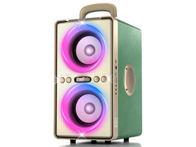 Bluetooth Speaker, 240W Peak Loud Party Speaker with Big Bass, 20H Playtime, TWS, BT5.3, Large Portable Wireless Boom Box with LED Light for...