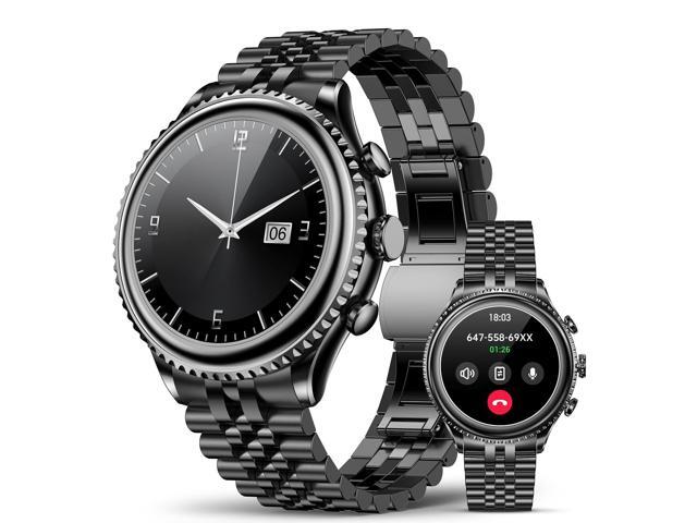 2026 Rotating Bezel Smart Watch for Men with Bluetooth Call, Heart Rate, Blood Pressure, SpO2, Sleep Monitor, Waterproof Round Watch with Encoder...