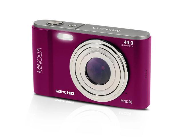 MND20 44MP Digital Camera 2.7K Ultra HD Video, 16X Digital Zoom, Anti-Shake Stabilization, Time Lapse, Face Detection, 2.9-inch LCD Display ...