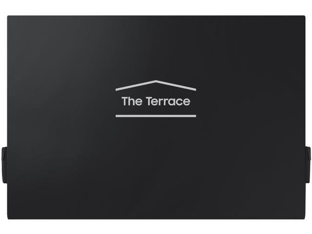 85-Inch The Terrace Outdoor Smart TV Dust Cover with Protective Lining, Breathable Holes, Soundbar Protection, Pocket for Remote and Accessories,.