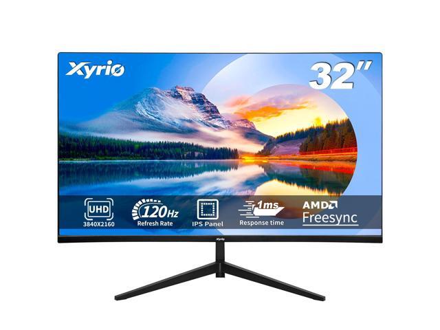 Computer Monitor, 4K Computer Monitor (3840 x2160) up to 120Hz, Gaming Monitor 32', Gaming Monitors w/ 99% sRGB, AMD FreeSync, IPS Panel,Computer...