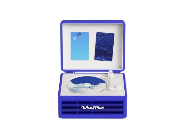 CD Player with Bluetooth Speaker, High-Fidelity Sound, App-Controlled, Magnetic Display for Photos & Pins, Retro Desktop Music Player, Gift for...