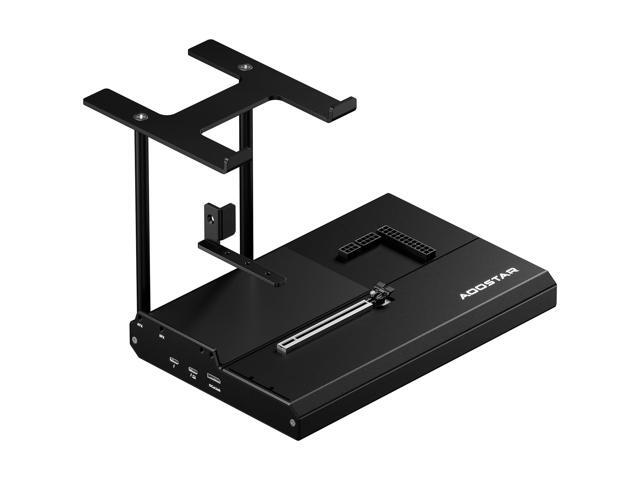 EG02 External GPU Docking Station, Dual Thunderbolt 5 + OCuLink(PCIe4.0x4), Support ATX/SFX Power Supply, Supports Mainstream NVIDIA and AMD.