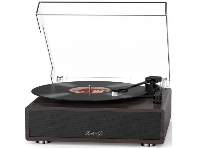 ® Record Player Built-in Stereo Speakers Vintage Turntable for Vinyl Records BT Retro LP Phonograph All-in-one HiFi Audio Phono AT-3600L MM.