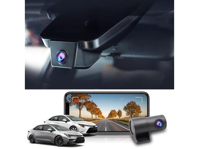Front 4K+Rear 1080P Dash Cam Adapts for Toyota Corolla 2023-2026 Sedan Hybrid Hatchback, Integrated OEM Look, 2 Way HD Video, WiFi & APP, Loop...
