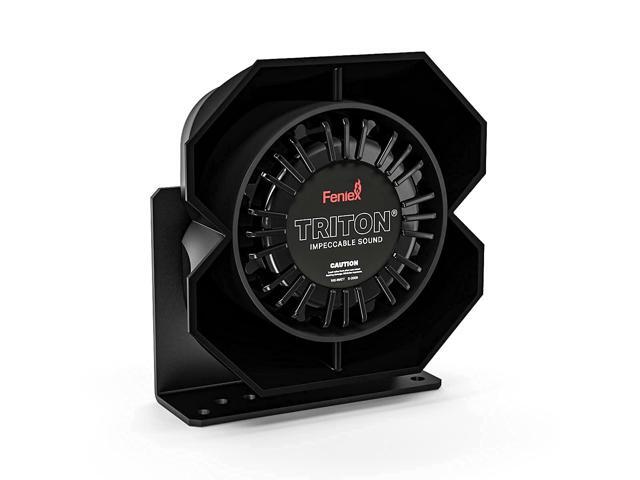 Feniex Triton 100 Watt Speaker Universally Compatible with Any Siren, Ultra Rugged Emergency Vehicle Speaker
