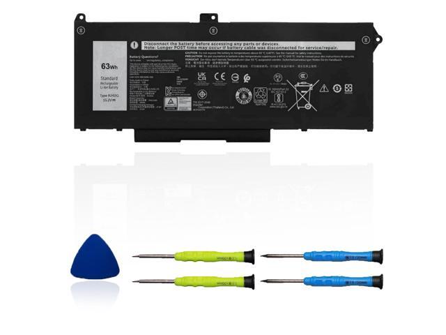 RJ40G 63Wh Laptop Battery Replacement for Dell Latitude 14 5420 Latitude 15 5520 Precision 15 3560 Series M033W P137G P104F P104F001 P104F002.