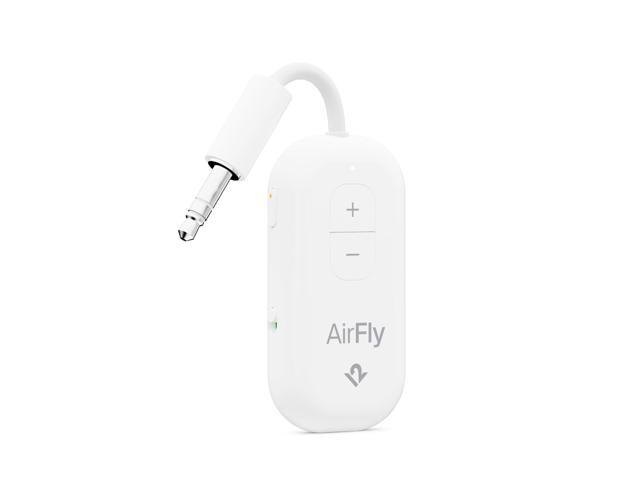 AirFly Pro 2 Bluetooth Adapter, Pair 2 AirPods or Wireless Headphones 3.5mm AUX Bluetooth Transmitter and Receiver for Cars, Boats, Treadmills,.