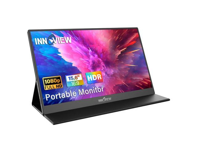 Portable Monitor, 15.6 Inch FHD 1080P HDMI USB C Second External Monitor for Laptop, Desktop, MacBook, Phones, Tablet, PS5/4, Xbox, Switch,...
