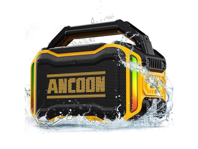 Speakers Bluetooth Wireless: 80W(Peak) Loud Speaker with Bass, 20H Playtime, IPX6 Waterproof, Large Jobsite Speakers for Work, Outdoor, Workshop,...