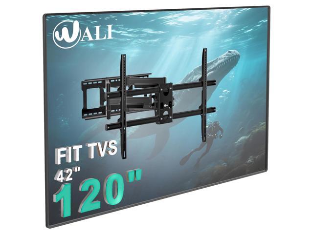 Heavy Duty Full Motion TV Wall Mount Bracket for Extra Large TVs,Holds up to 220Ibs, Swivel Tilt Rotatable,Max Mounting Holes 1000x600, Fits 65 75.