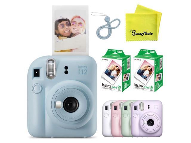Instax Mini 12 Instant Film Camera (Pastel Blue w/ 40 Instant Film Sheets)